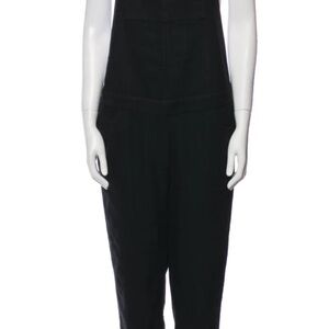 Hatch Black Jumpsuit with Tapered Leg